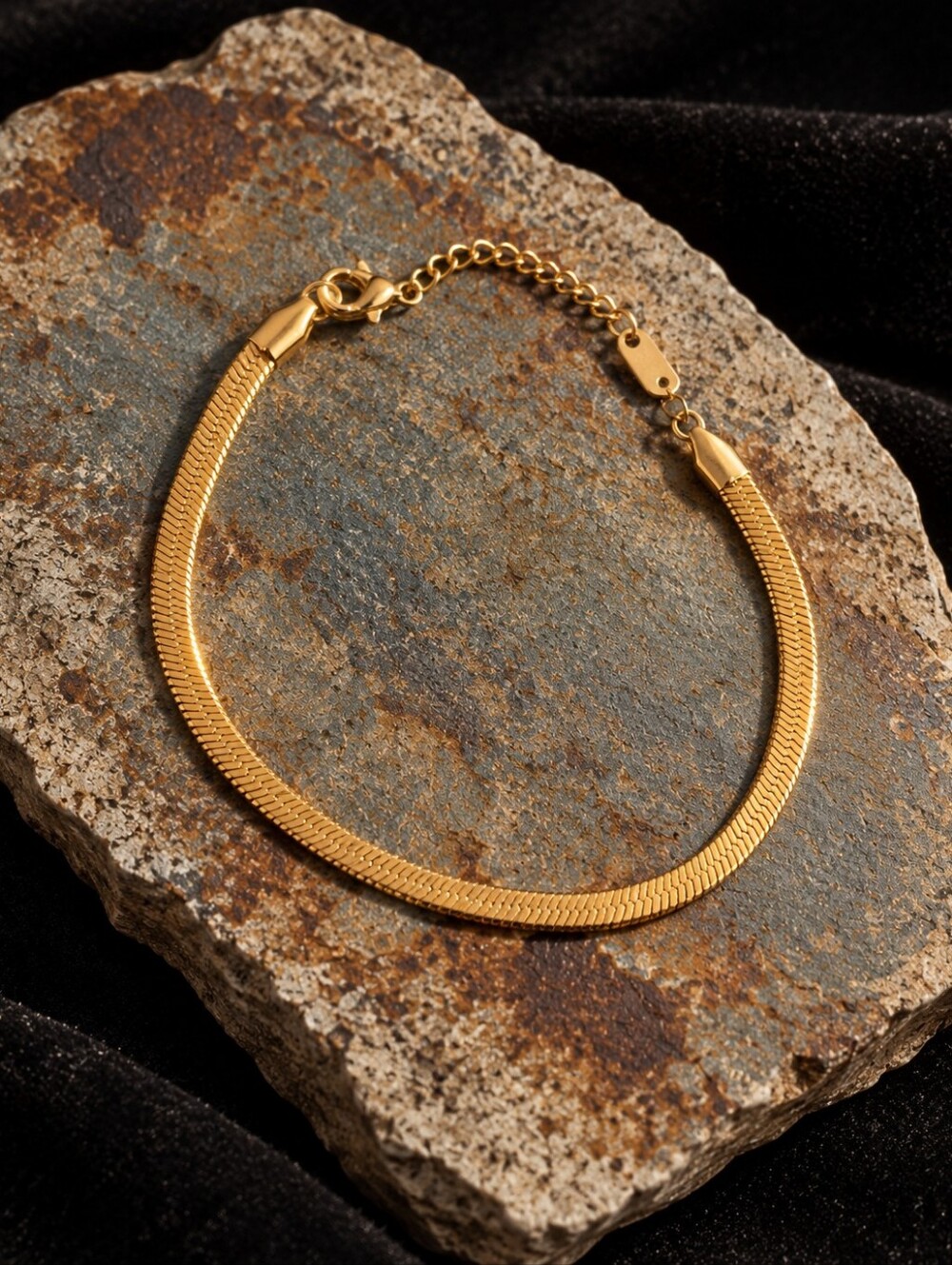 Herringbone Snake Chain Bracelet, 2mm, Stainless Steel - Women Jewelry